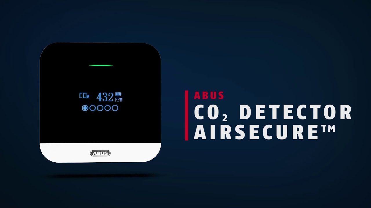 Détecteur CO2 AIRSECURE - ABUS