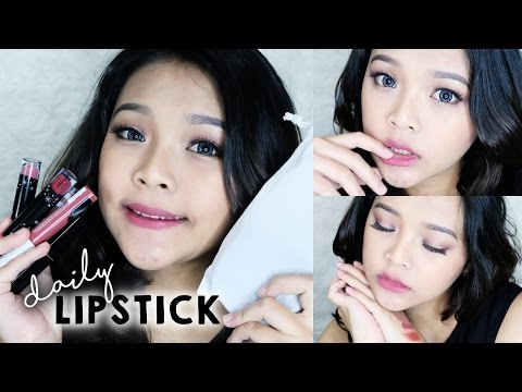 current-daily-lipstick-(purbasari,-blp,-pixy,-the-balm)-|-ririeprams