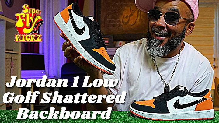 THE JORDAN 1 LOW GOLF SHATTERED BACKBOARD IS THE FIREST SNEAKER ON GOLF COURSE AND STREETS.