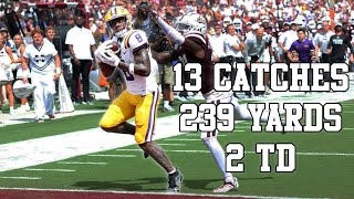Malik Nabers goes for 239 yards vs. Mississippi State