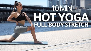 10 Min Hot Yin Yoga Sunbathing Stretch Full Body Daily Routine For Flexibility