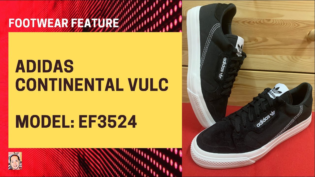 Adidas Continental Vulc EF3524 - YouTube