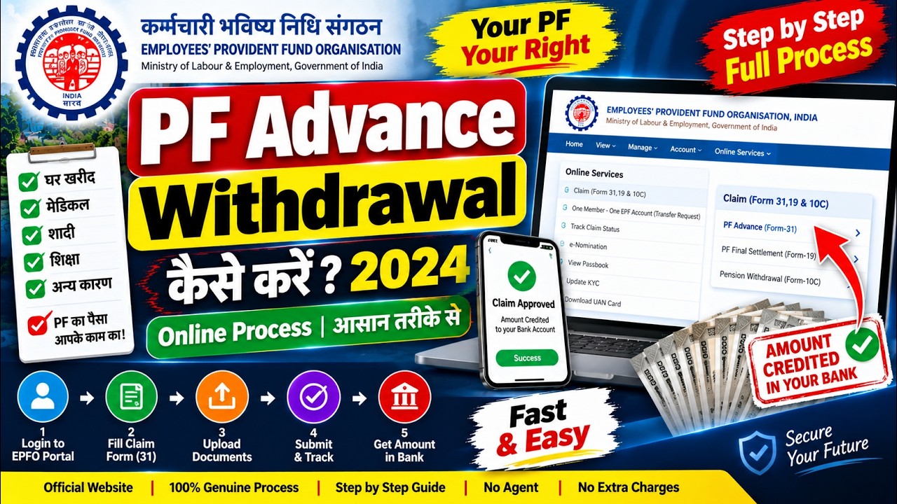 PF Advance Withdrawal Process 2024 | Step-by-Step Guide - YouTube