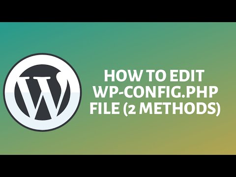 Файл config.php wordpress