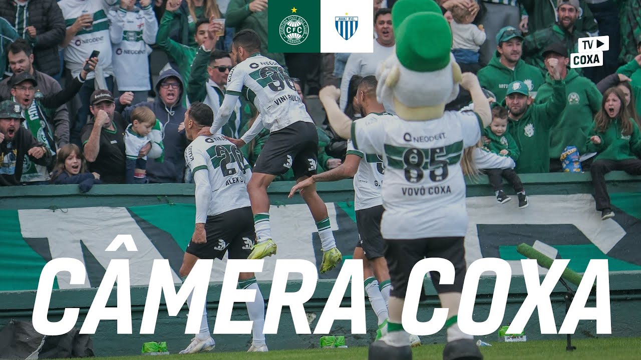 🎥 CÂMERA COXA | Coritiba 2x1 Avaí, melhores momentos.