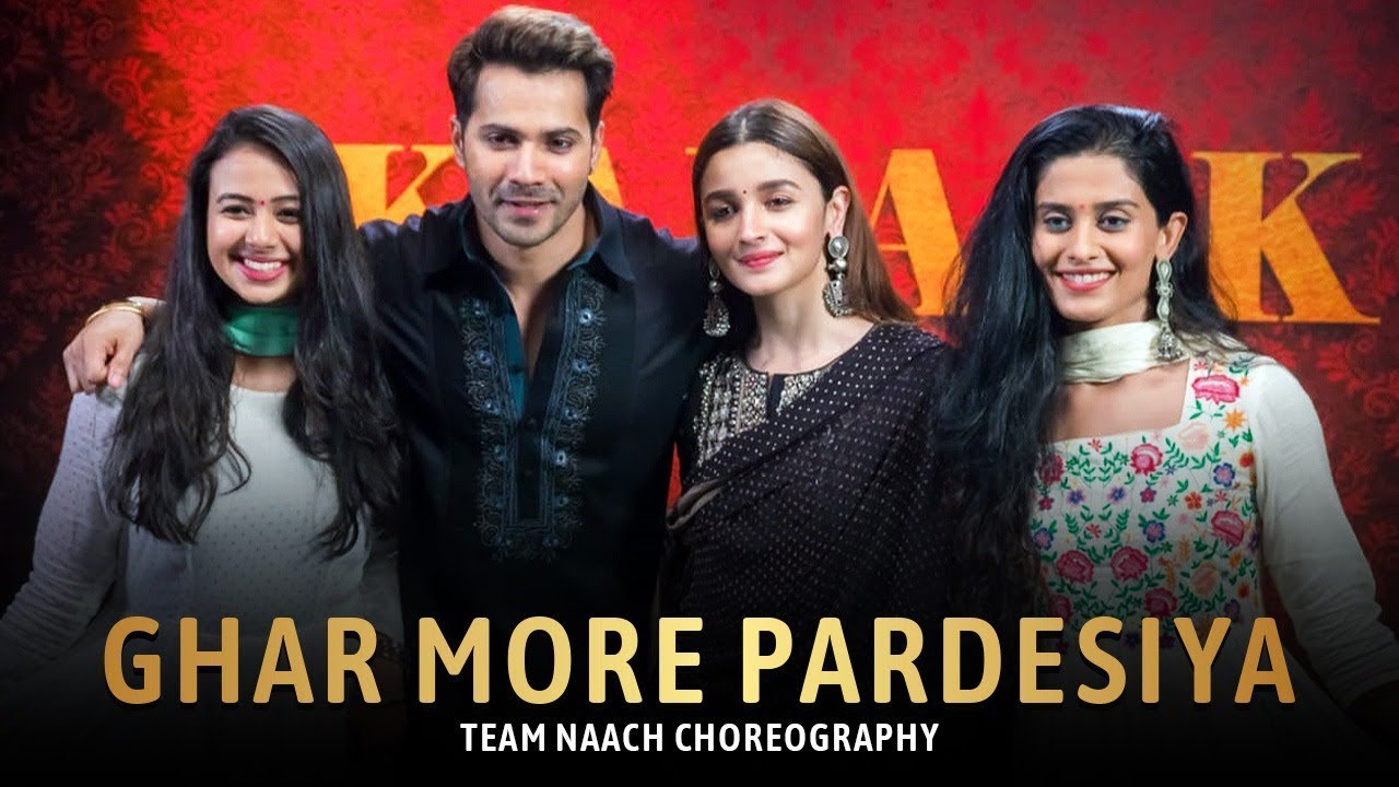 Ghar More Pardesiya ft Alia Bhatt  Kalank  Team Naach Choreography