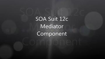 Oracle SOA Suite 12c Mediator Component