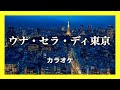 🎤 ウナ・セラ・ディ東京【カラオケ】ガイドメロディなし 宮川 泰