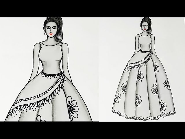 Pin by Miri on красота👾 | Fashion drawing dresses, Fantasy dress, Art dress