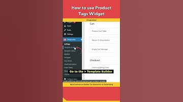 How to use Product Tags Widget #elementor #woocommerce #wordpress