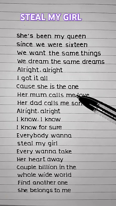 Download lagu One Direction - Steal My Girl (Lyrics) #onedirection #song #lyrics #trending