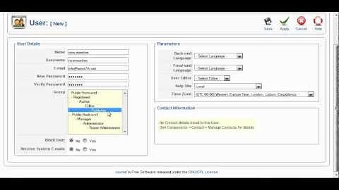Joomla How To: The Joomla 1.5 User Manager. www.MyJoomlaCast.com