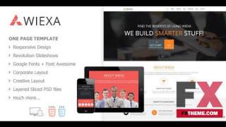 Onepage Responsive HTML5 Template by Finley Shanon