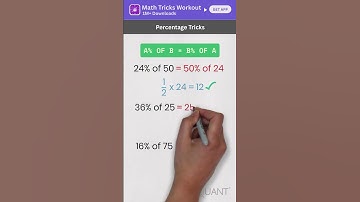 Maths Tricks - Percentage Tricks - Easy Math Hacks - Mental Maths #mathstricks #percentagetricks