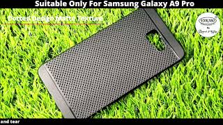 VAKIBO Dotted Design soft Silicon TPU Back Cover Case Suitable for  Samsung Galaxy A9 Pro screenshot 5