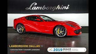 This is a smoke free carfax certified 2018 ferrari 812 superfast
equipped with 6.5l 789hp v12 engine and 7-speed f1 dual clutch (auto &
paddle shift) tra...