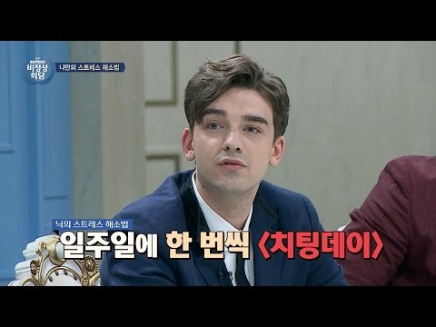 모델 닉의 스트레스 해소법 '치팅데이' 먹는 게 최고얌♥ 비정상회담 109회