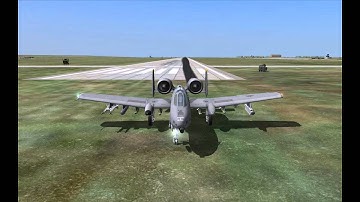 DCS A-10C Engine Fire On Take Off