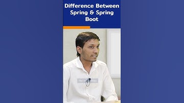 Java Interview Question | Difference Between Spring & Spring Boot | #kiransir #shorts #java