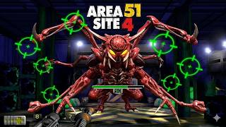 🎯 AREA 51 SITE 4 (1998) FULL LONGPLAY | ALL SECRET ROOMS + ENDINGS | FMV ARCADE LIGHTGUN