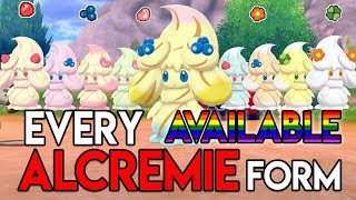 Every Available ALCREMIE Form in Pokemon Sword and Shield | All Forms