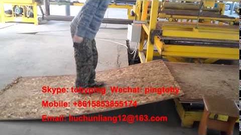 osb production line in Russia testing osb quality