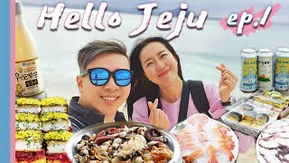 Eating Our Way Through Jeju Island | Korea | Food Tour Day 1 [ep.1]