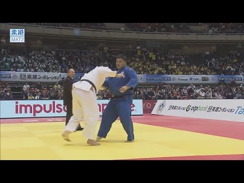 柔道グランドスラム東京 男子100kg超級 準々決勝 シャカバゾフvs上川 大樹
