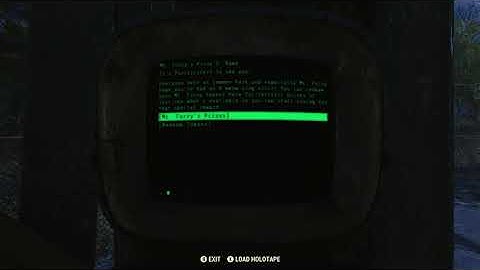 Prize Terminal (Camden Park) - Fallout 76 Terminal