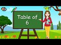 Table of 6  times tables  multiplication tables  6 ka pahada  learning booster  maths tables