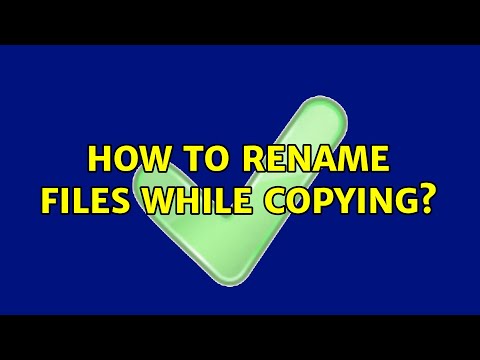 Unix & Linux: How to rename files while copying? (4 Solutions!!)
