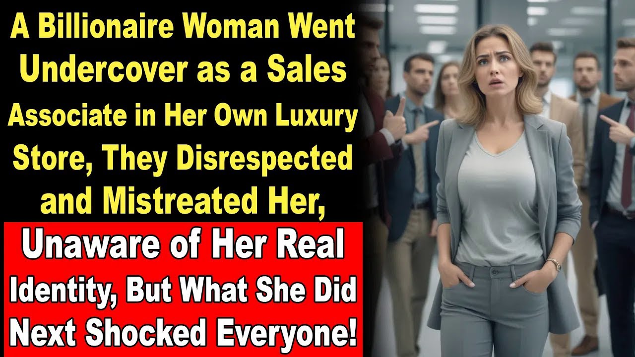 Billionaire Woman Went Under Cover as Sales Associate, and Shocks Everyone After Being