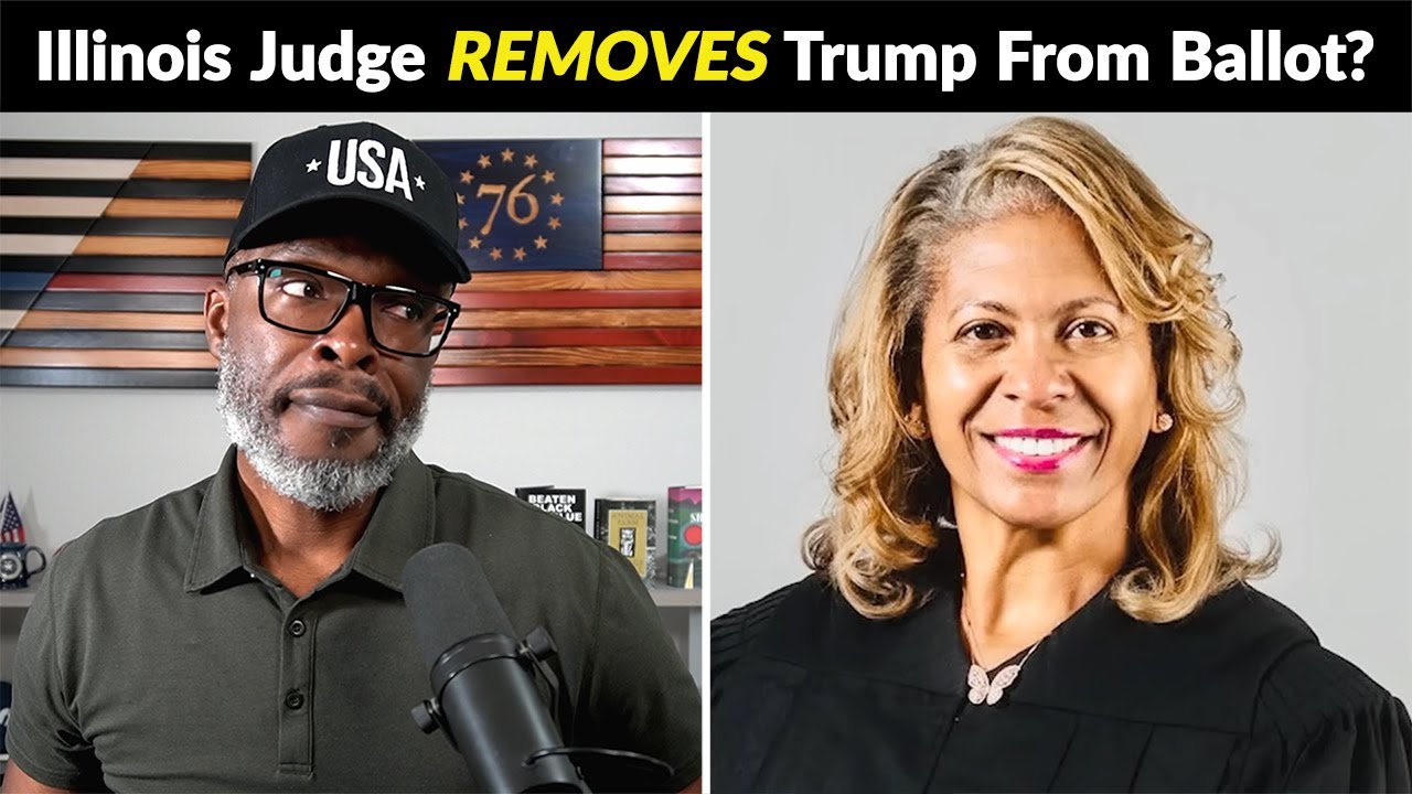 WOKE Illinois Judge TRIES To Remove Trump From 2024 Primary Ballot!