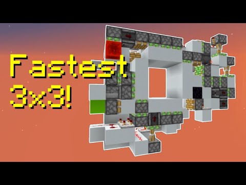 Making The Fastest 3x3 Piston Door! - YouTube
