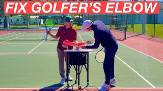 How to Get Rid of Golfer's Elbow (for Tennis Players)