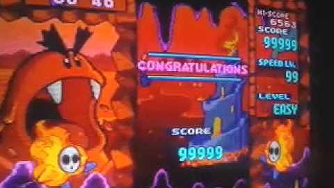 Tetris Attack Endless Mode - 99999 points