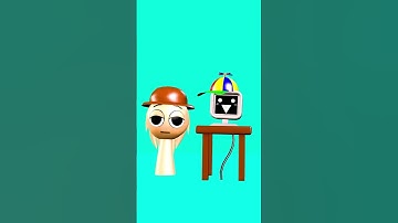 Sprunki Mr. Fun Computer meets Brud (Incredibox animation) #sprunki #incrediboxsprunki
