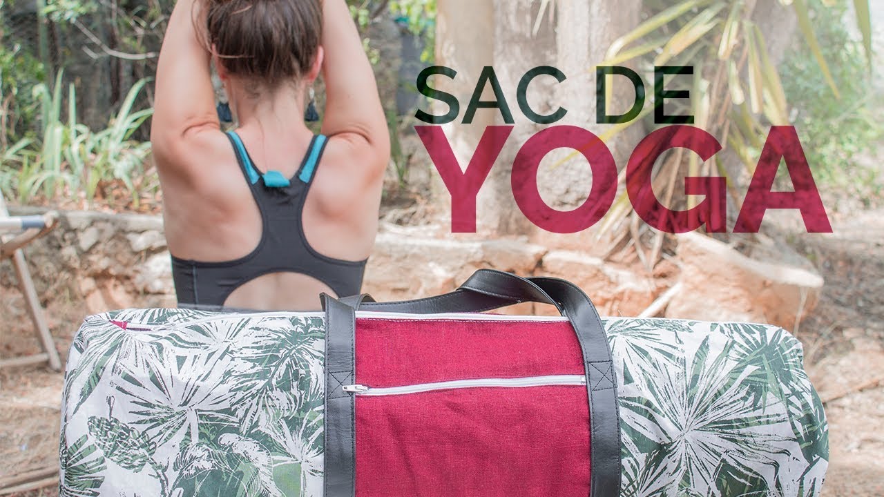 Coudre un sac pour tapis de Yoga - par le Bazar d'Anne-Charlotte