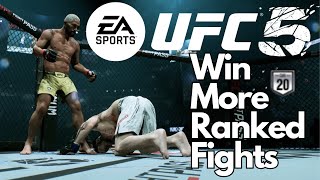 How To Improve And Win More Online Ranked Fights In UFC 5