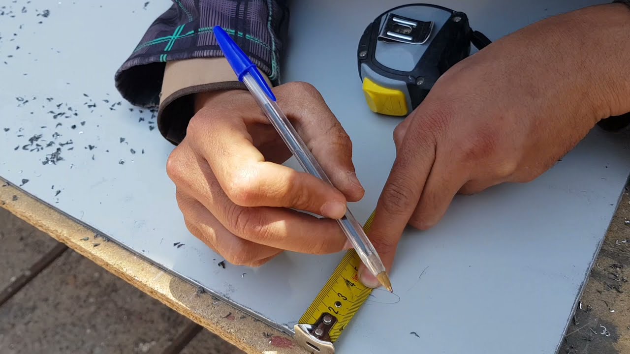 الجزء الثاني: كيفية التفريز على الواح الأليمينيوم