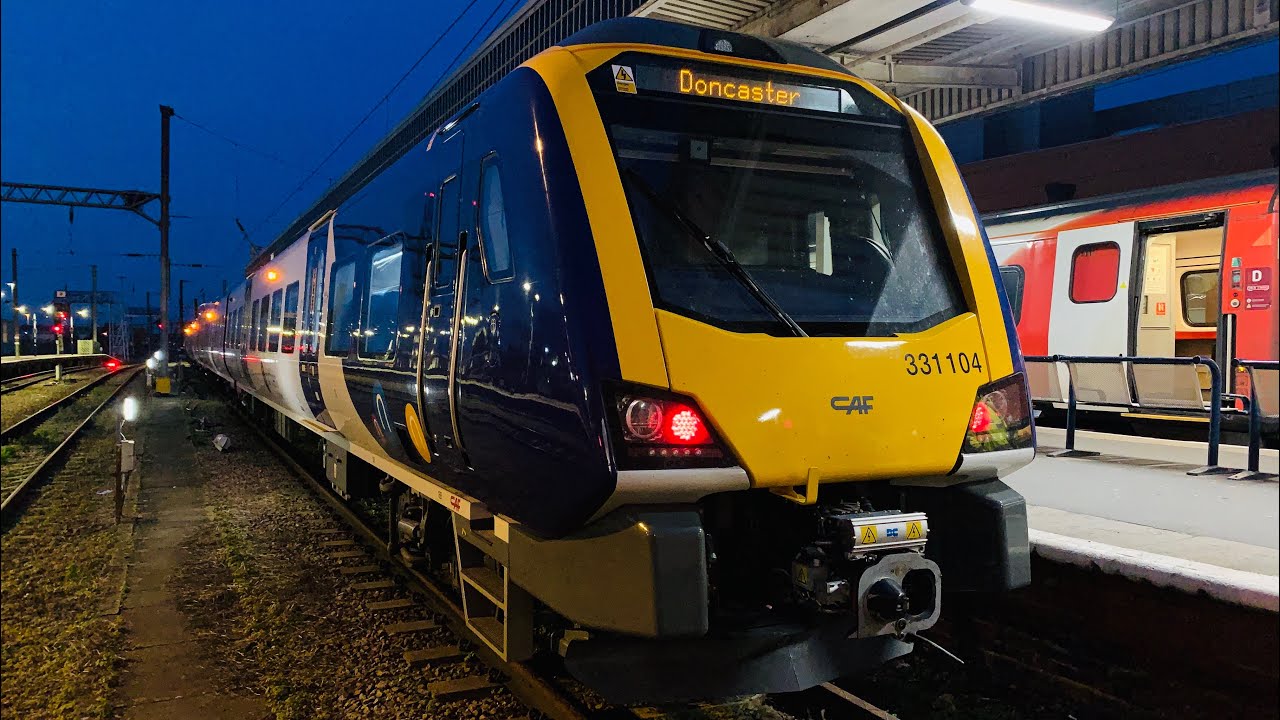 Northern Rail 331104 At Doncaster From Doncaster To Leeds YouTube