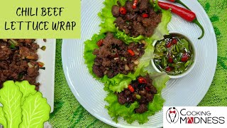 Chili beef lettuce wrap|Inspired recipe by GORDON RAMSAY|Beef Lettuce wraps in 15 Minutes