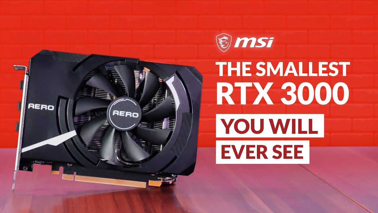 The smallest RTX 3000 GPU You Will Ever See | MSI RTX 3060 AERO ITX