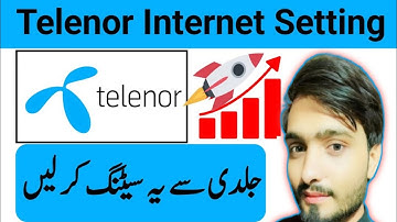 Telenor 4G Internet Setting For Android | Telenor Internet Setting Code | Telenor APN Setting 