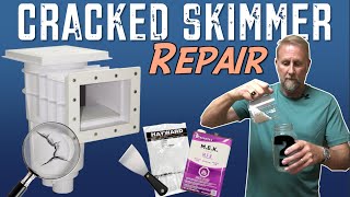 How to Repair a CRACKED Pool Skimmer!