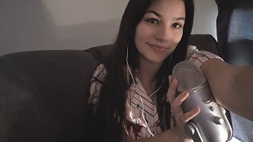 My first ASMR video! (Semi-inaudible, whisper ramble) 