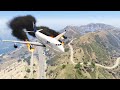 Dreamliner Emergency Crashed Landing Near Local Airport Area Carrying  Passengers  GTA5 gameplay