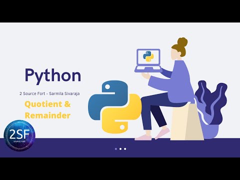 Python Quotient & Remainder