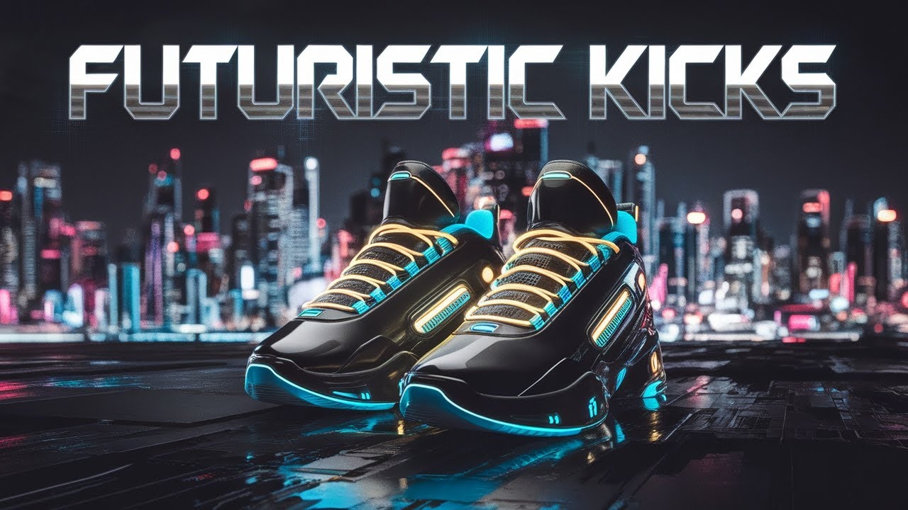 Step Into The Future Cyberpunk Sneakers - YouTube