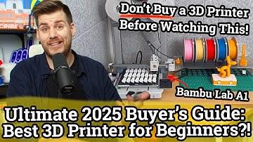 Best 3D Printer for Beginners On A Budget?! 🔥 Ultimate 2025 Buyer’s Guide! Bambu Lab A1 VS A1 mini!